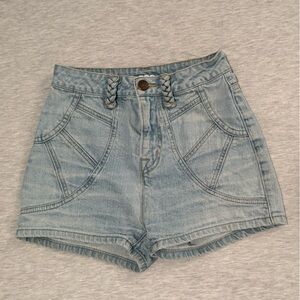 BDG Light Blue Jean Shorts
